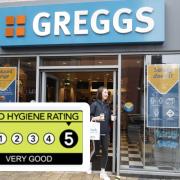 Check Greggs hygiene in Greenwich. (PA)