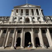 Pictured, the Bank of England in London. Photo via PA.