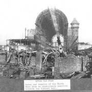 Crystal Palace after it tragically burnt down