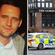 Frankie Bullbrook, a police cordon at the scene (Facebook/(@999London)