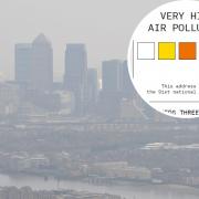 New map lets you see just how bad air pollution is in South East London. (PA)