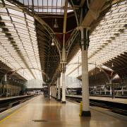 A general view of an empty platform at Paddington Station in London, as members of the Rail, Maritime and Transport union begin their nationwide strike in a bitter dispute over pay, jobs and conditions (images: PAMedia)