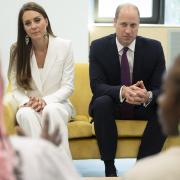 The Duke and Duchess of Cambridge during their visit to ELEVATE at Brixton House in London to meet with younger generations of the British-Caribbean community (photo: PA)