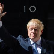 Boris Johnson outside Number 10 Downing Street. Credit: PA