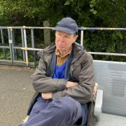 Steve Grocott at Blackheath station, disappointed by the new Southeastern Railway timetable changes.
