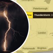 Met Office issues yellow thunderstorm warning for London