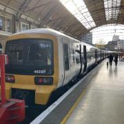 A Southeastern Rail train shown at Victoria station in London (Credit: Joe Coughlan)