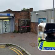 Police arrived at the station at around 11.10am after reports of a fight