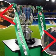 The Carabao Cup Final at Wembley will see Manchester United vs Newcastle United, and we have the full list of all items that you can't bring into the venue.