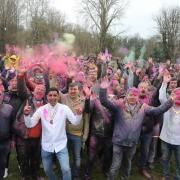 The Holi festival, which originates from India, marks the beginning of the spring season and celebrates the divine love of Hindu god Krishna with his consort Radha