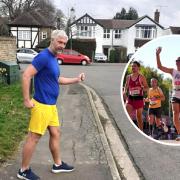 Tom Harrison from Buckinghamshire has shared that he plans to walk the London Marathon backwards in support of Ukrainians.