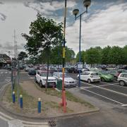 Tower Retail car park: Google street view
