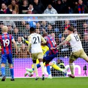 Jean-Philippe Mateta scores in injury time for Crystal Palace to beat Leicester in the Premier League