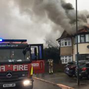 The fire occurred in Sidmouth Road, Welling