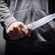 Man caught with six inch hunting knife in car park
