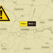 A yellow weather warning has been issued for wind in London tomorrow
