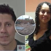 Jorge Garay (left) strangled and buried his partner Karla Godoy (right) while on holiday in Peru