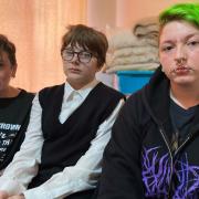 Sarah Shaw (left) tearfully told the News Shopper how she and her children were struggling to get by in their mouse-infested temporary accommodation after being evicted from their home of 11 years