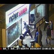 Rioters smashed their way into Richer Sounds in East Street, Bromley