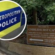 A police investigation has been launched after a secret camera was found hidden in a toilet at the Chislehurst Caves