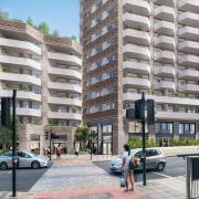 A CGI of the planned blocks on Sedgemere Road (Credit: Abbey Wood Sedgemere Limited / Danescraft / GRID Architecture)