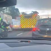 LIVE updates as three-vehicle crash causes rush-hour chaos on A20