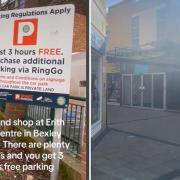 The video, which Bexleyresident49 posted on TikTok, shows the person recording taking a stroll through the town centre, particularly the Riverside Shopping Centre where many of the units have “To Let” signs on them