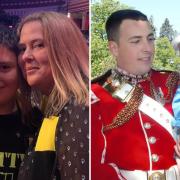 Jack Rigby and his mum Rebecca /  Lee Rigby in April 2011 with son Jack age 7 months