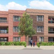 A CGI of the new housing development as seen from Croft Avenue (Credit: Brimelow McSweeney Architects / Bromley Council)