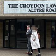 Nicholas Pharo pictured leaving Croydon Crown Court