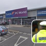 Police attended Sydenham's Bell Green Retail Park on April 10, along with London Fire Brigade at around 3.39pm