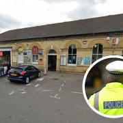 The incident happened outside Bickley train station just before 3pm yesterday (April 14)