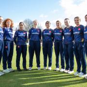 Members of the Essex Women's squad face the camera.