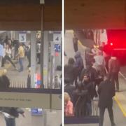 Fight breaks out at Abbey Wood station