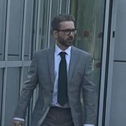 Alex Parsons pictured leaving Woolwich Crown Court