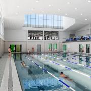 A CGI of the renovated pool planned for the West Wickham Leisure Centre (Credit: Bromley Council)
