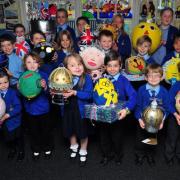 Children create Faberge eggs fit for the Queen