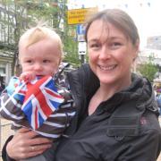 Cath took her son Wilf to soak up the atmosphere