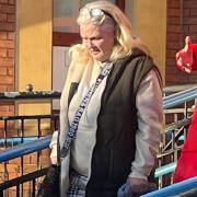 Christine Marshall pictured leaving Bromley Magistrates' Court after an earlier court hearing