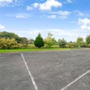 Tennis court stock image