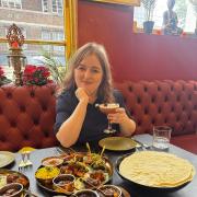 Reporter Emily Davison trying the Tasting Menu at Panas.