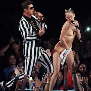 Miley Cyrus raised eyebrows for her performance with Robin Thicke at the MTV VMAs