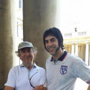 Monty Python star Eric Idle reveals Sacha Baron Cohen’s new character during Greenwich filming of Grimsby