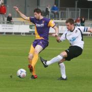 Elliot Bradbrook rescued a point for Dartford against Maidstone on Saturday. Pictures by Keith Gillard.