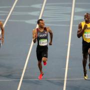Adam Gemili (left) in action against Usain Bolt | Picture: Mike Egerton/PA Wire