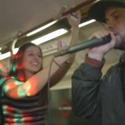 Police moved in to stop a rave staged by Youtube pranksters Trollstation on a Tube train going through London