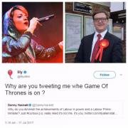 The singer and Bexley councillor went head to head on Twitter