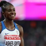 Dina Asher-Smith followed fourth in the 200m with relay silver. Picture: PA