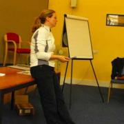 Harriet Murrell was training Volunteers on May 7at the Community House in Bromley.