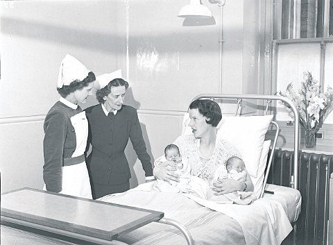 News Shopper: Did they have it right in days gone by? Maternal family members at the birth, while dad stayed away to prepare for the homecoming